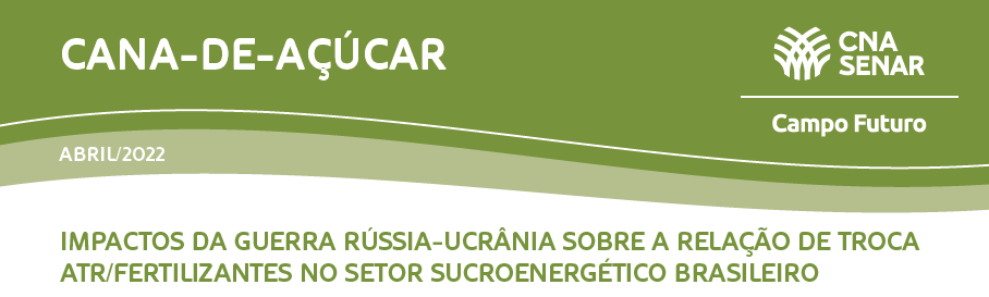 Impactos da guerra Rússia-Ucrânia sobre a relação de troca ATR/Fertilizantes no setor sucroenergético brasileiro
