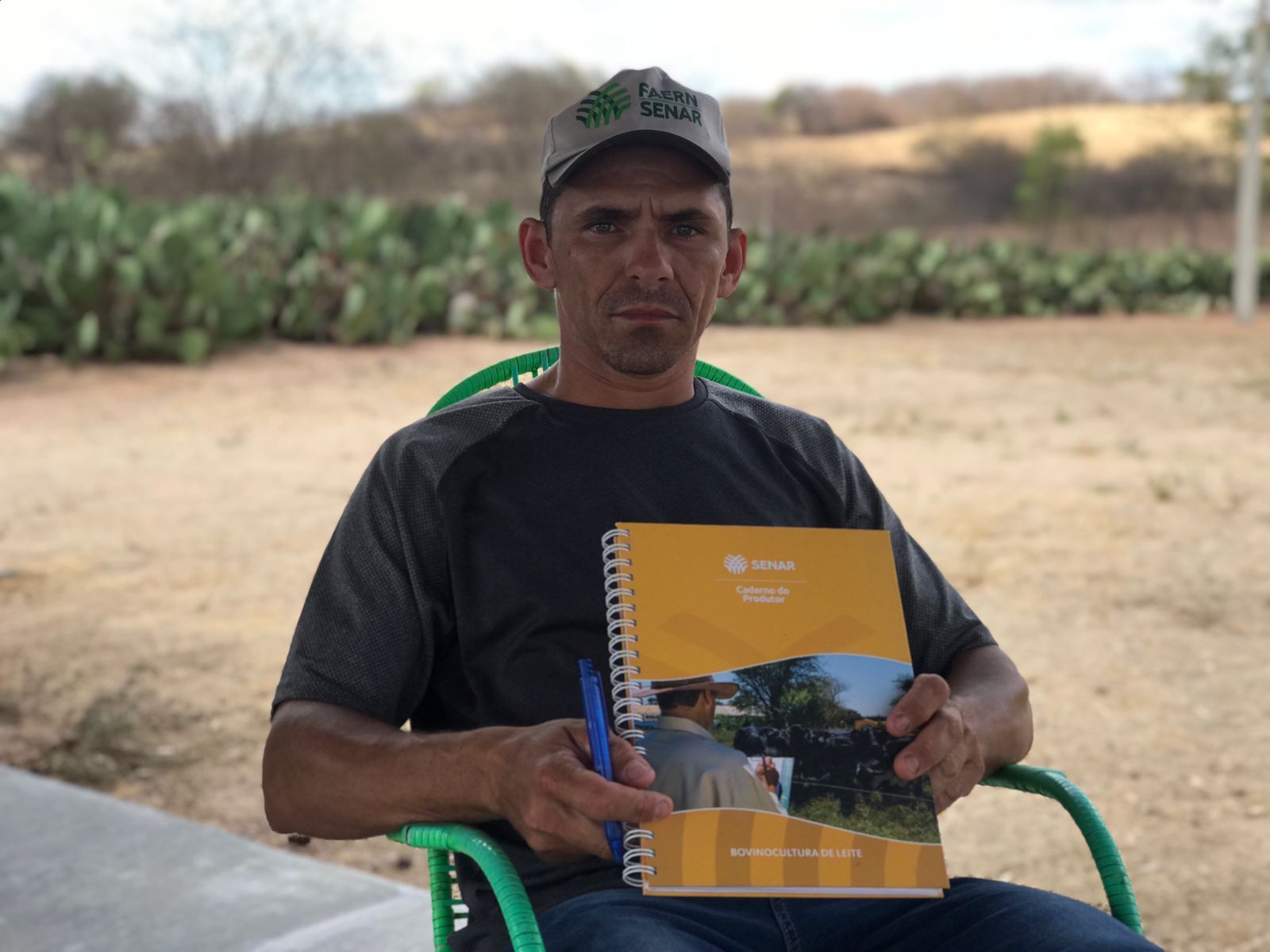 Produtor recebe atendimento técnico do SENAR/RN
