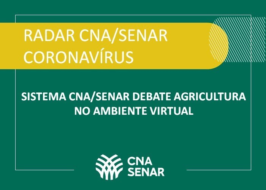 Sistema CNA/Senar debate agricultura no ambiente virtual