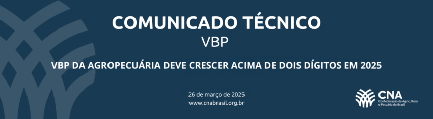 VBP da Agropecuaria deve crescer acima de dois digitos em 2025 VBP da Agropecuaria deve crescer acima de dois digitos em 2025