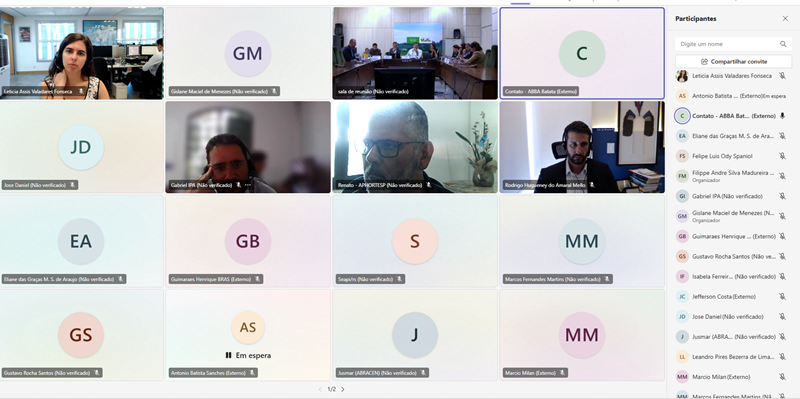 Reunião foi realizada em formato híbrido.