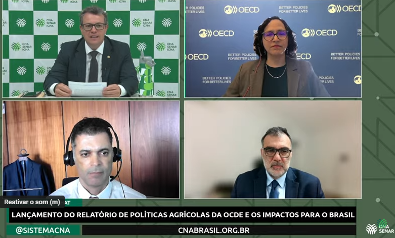 CNA e especialistas debatem Relatório de Políticas Agrícolas da OCDE e os impactos no Brasil