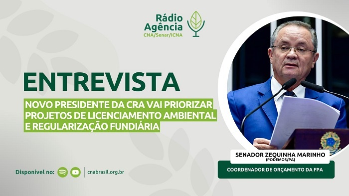 Presidente da Comissão de Agricultura do Senado fala sobre prioridades pra o setor