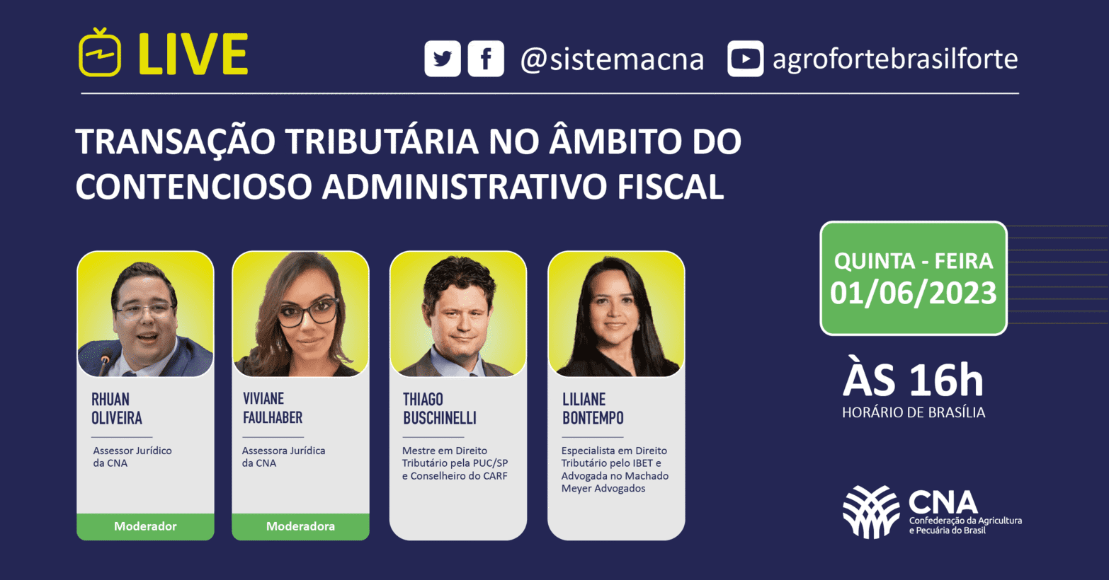 Live - Transação tributária no âmbito do contencioso administrativo fiscal