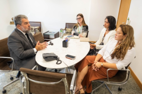 CNA se reúne com novo embaixador do Brasil no Irã