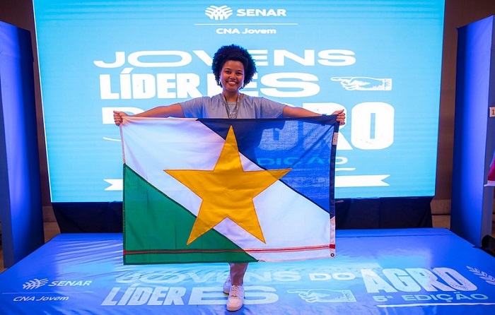 Eduarda durante a 5ª edição do CNA Jovem