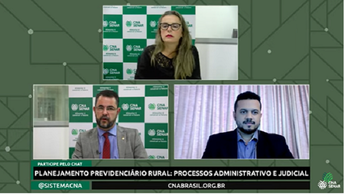 CNA realiza live sobre planejamento previdenciário rural