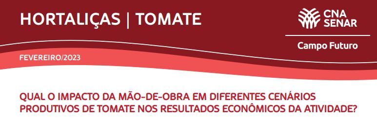 Qual o impacto da mão-de-obra em diferentes cenários produtivos de tomates nos resultados econômicos da atividade